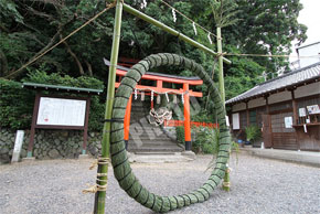 建勲神社の茅の輪
